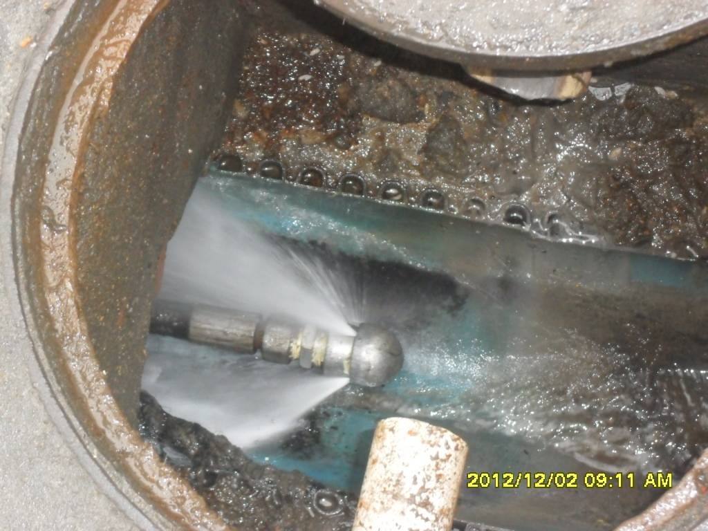 山根镇污水管道高压清洗